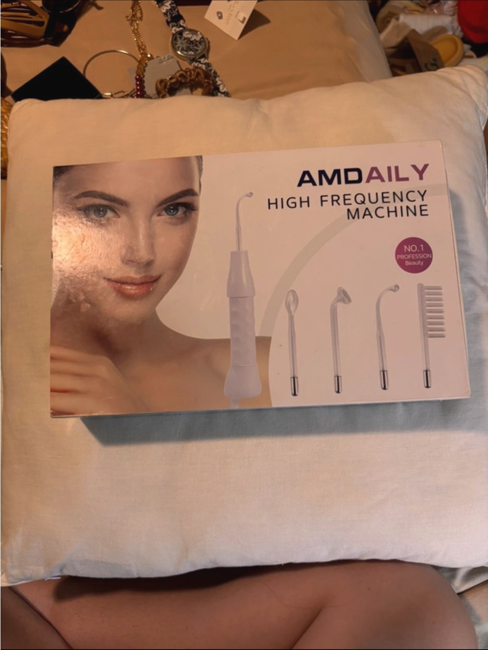 High Frequency Machine - White Facial Skincare Device